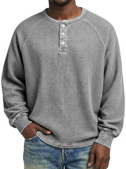 Chemise décontractée élégante imprimée pour homme, à manches longues