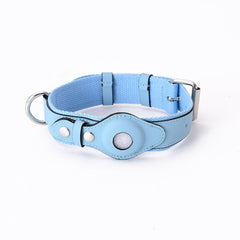Ein Apple Tracker Airtag Haustierhalsband Verstellbares Hundeleinenhalsband Mittlere Große Hundeaccessoires Welpen Haustierbedarf