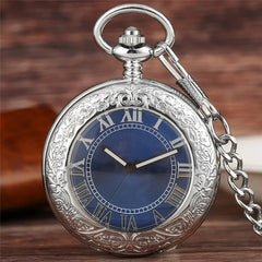 Antique-style Silver Open-lid Magnifying Glass With Fully Automatic Design