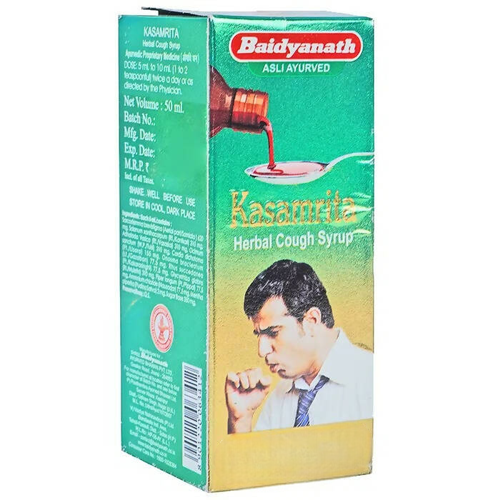 Baidyanath Jhansi Jarabe herbal para la tos Kasamrita