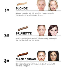 Nouveau crayon à sourcils ultra-fin à quatre pointes, longue tenue