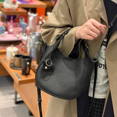 Bolso tote de piel de vaca de grano superior con grano natural, bolso de piel auténtica para mujer, versátil y de alta gama, de producción limitada y venta transfronteriza