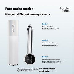 Electric Fascia Knife Vibration Body Massager High Vibration Massage Massager Warm Body Lifting Blade Comb Massage Tool