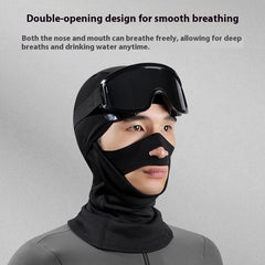 Masque chaud pour le visage pour le vélo et le ski en hiver