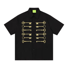 T-shirt à manches courtes, coupe ample, style rétro américain, pour le printemps et l'été