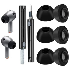 Foam Ear Tips for Samsung Galaxy Buds3 Pro - Ultimate Comfort and Unshakeable Fit with Memory Foam Earbud Tips Earbud Replacement Tips - L