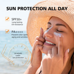 Gel protector hidratante con ácido hialurónico para el verano y exteriores, refrescante, no graso, resistente a los rayos ultravioleta
