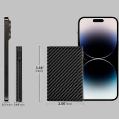 Multi-function Cardholder Carbon-fiber Mens Wallet