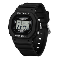 Square Electronic Watch Colorful Creativity For Male And Female Students
