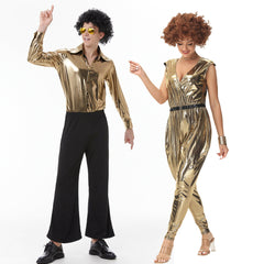Ropa retro de club disco de los años 1970