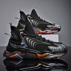 Chaussures de sport respirantes en fine maille pour la course et le basketball