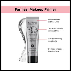 Farmasi VFX PRO Camera-Ready Primer Face Makeup, Advanced Pore Minimizer