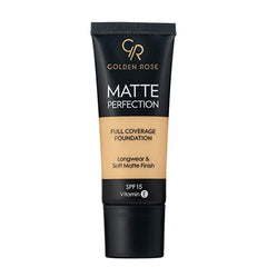 Golden Rose Matte Perfection Foundation No: Warm 4 - High Coverage | SPF 15