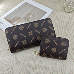 Simple And Stylish Single-zip Multi-cardholder Coin Purse