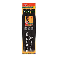 Sensationnel X-Pression 3X cheveux à tresser préétirés 58" - 1 noir jais