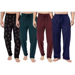 4-Pack: Men's Cotton Lounge Pants with Pockets