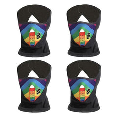 4-Pack: Unisex Rainbow Winter Ski Mask