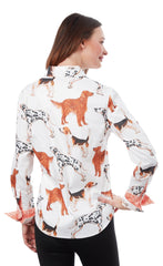 Rome Shirt Doggies Print