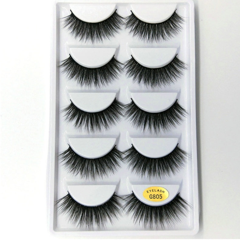 Faux cils en poils de vison 3D