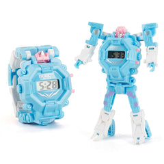Deformation robot electronic watch King Kong toy