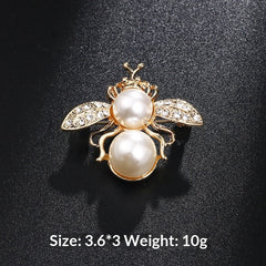 Nouvelle broche mignonne en forme d'abeille avec goutte d'huile