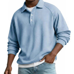 Prenda superior masculina informal y elegante de manga larga