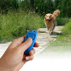 Clicker et sifflet combinés pour chien - accessoire de dressage, clicker pour chiot avec guide et anneau porte-clés