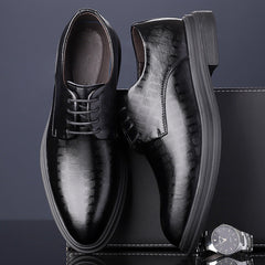 New Mens Pointed-toe Business Leather Shoes