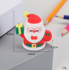 Taille-crayon de Noël-chaussettes de Noël-PVC-1 pièce