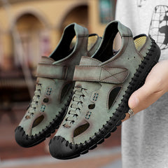Outdoor Leather Casual Wading Sandals