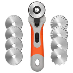 45mm Rotary Cutter Set with 8 Replacement Blades