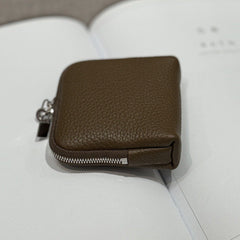 First-layer Cowhide Jewelry Pouch Mini And Convenient