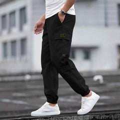 Pantalon de travail jogger décontracté rétro pour homme