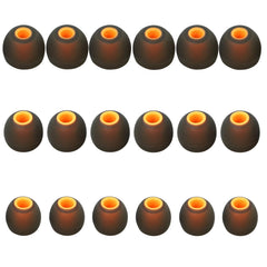 MMYQXI Earbud Replacement Tips Silicone Earbud Tips Earbud Covers Fit for in-Ear Headphones (Inner Hole 3.8mm -5.1mm) Earbud Rubber Tips Ear Tips9 Pairs S/M/L