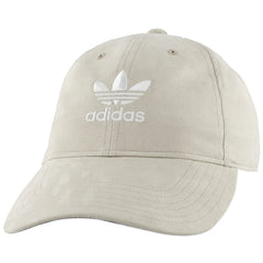 adidas Originals Womens Originals Relaxed Plus Strapback Clear Brown Suede/White One Size