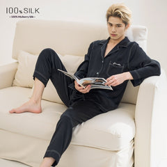 Pyjama en soie épaisse pour homme Mumi