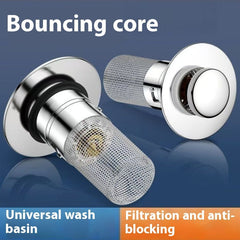 Wash Basin Drain Cap Filter Washbasin Sink Drainer Deodorant Mesh Basin Universal