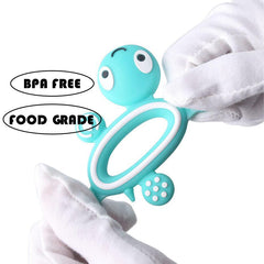 Silicone Teethers Food Grade Tiny Rod Teething Baby Shower Gifts Cartoon Animals Teether Let's Make 1pc