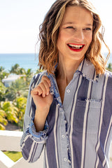 Cape Cod Shirt Blue Stripes