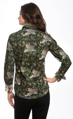 Cape Cod Top with Cheetahs in The Grass