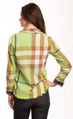 Cape Cod Green Khaki Yarndyed Plaid