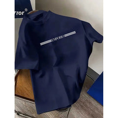 Style de luxe pour homme en coton avec inscription