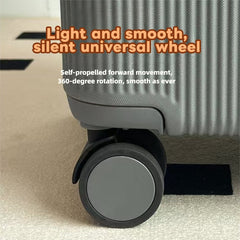 20 Inch 24 Inch Thick Luggage Compartment, Telescopic Pull Rod, Equipped With Three Handheld Handles, TSA With Phone Holder, Universal Silent Wheels, Sturdy And Durable