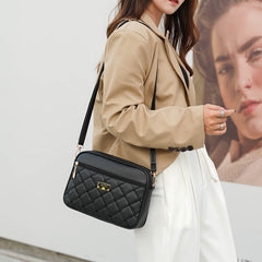 Womens Wide-strap Shoulder Crossbody Bag