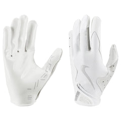 Nike Vapor Jet 8.0 Football Gloves White | White | Platinum Medium
