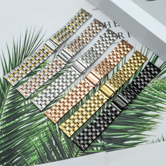 Colorful Five-bead Stainless Steel Strap