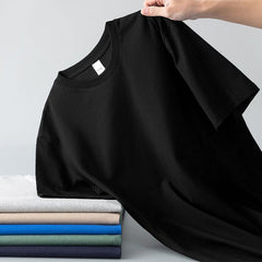 T-shirt d’été pour homme à manches courtes, polyvalent et ample, pour jeunes hommes
