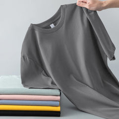 T-shirt d’été pour homme à manches courtes, polyvalent et ample, pour jeunes hommes