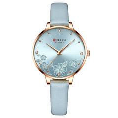 Women's Waterproof Casual Leather Small-Dial Watch