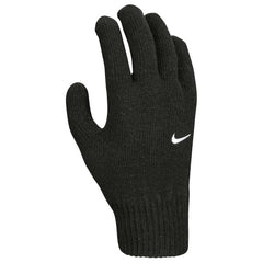 NIKE Unisex Adult YA Swoosh Knit 2.0 Gloves Black L/XL